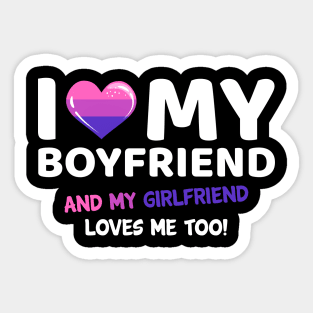 Bisexual relationship Sticker